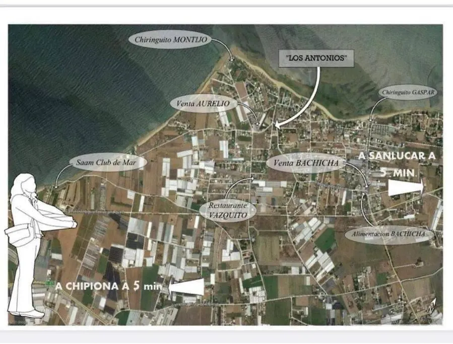 קדיז Los Antonios Loft Rural Chipiona בית נופש